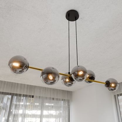 Gravity 6 loftlampe sort/grafit