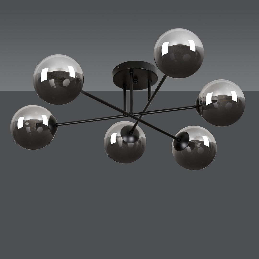 Brendi 6B loftlampe sort/grafit
