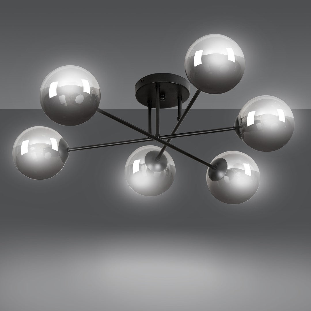 Brendi 6B loftlampe sort/grafit