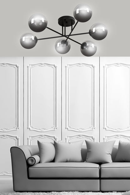Brendi 6B loftlampe sort/grafit