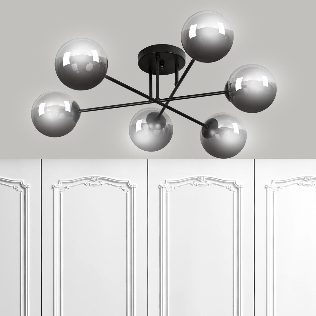 Brendi 6B loftlampe sort/grafit