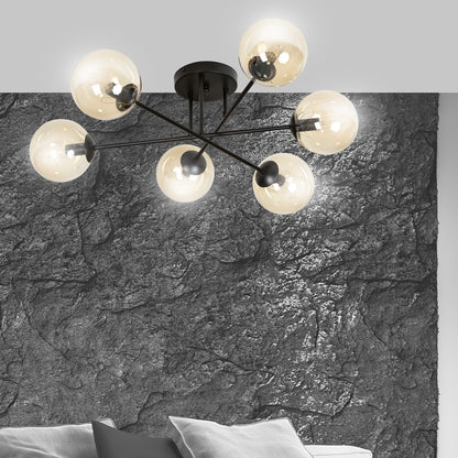 Brendi 6B loftlampe sort/ravfarvet