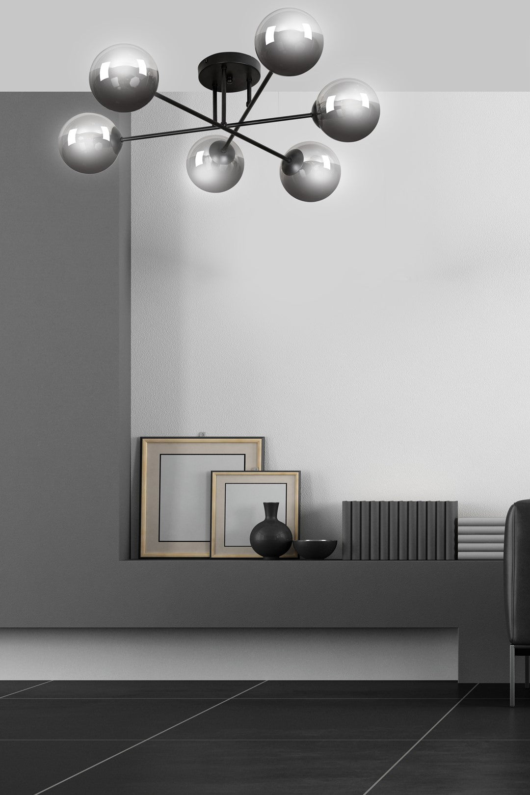 Brendi 6B loftlampe sort/grafit