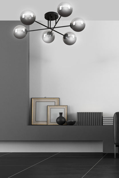 Brendi 6B loftlampe sort/grafit