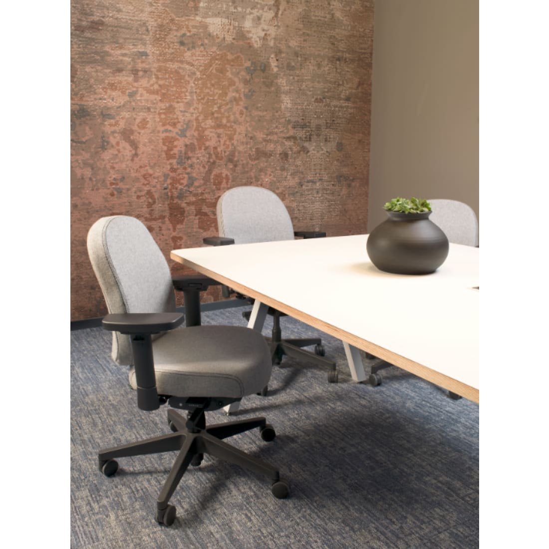 Sit And Move Therapod X Compact Lysegrå - Kontorstol Uldfilt Fenice