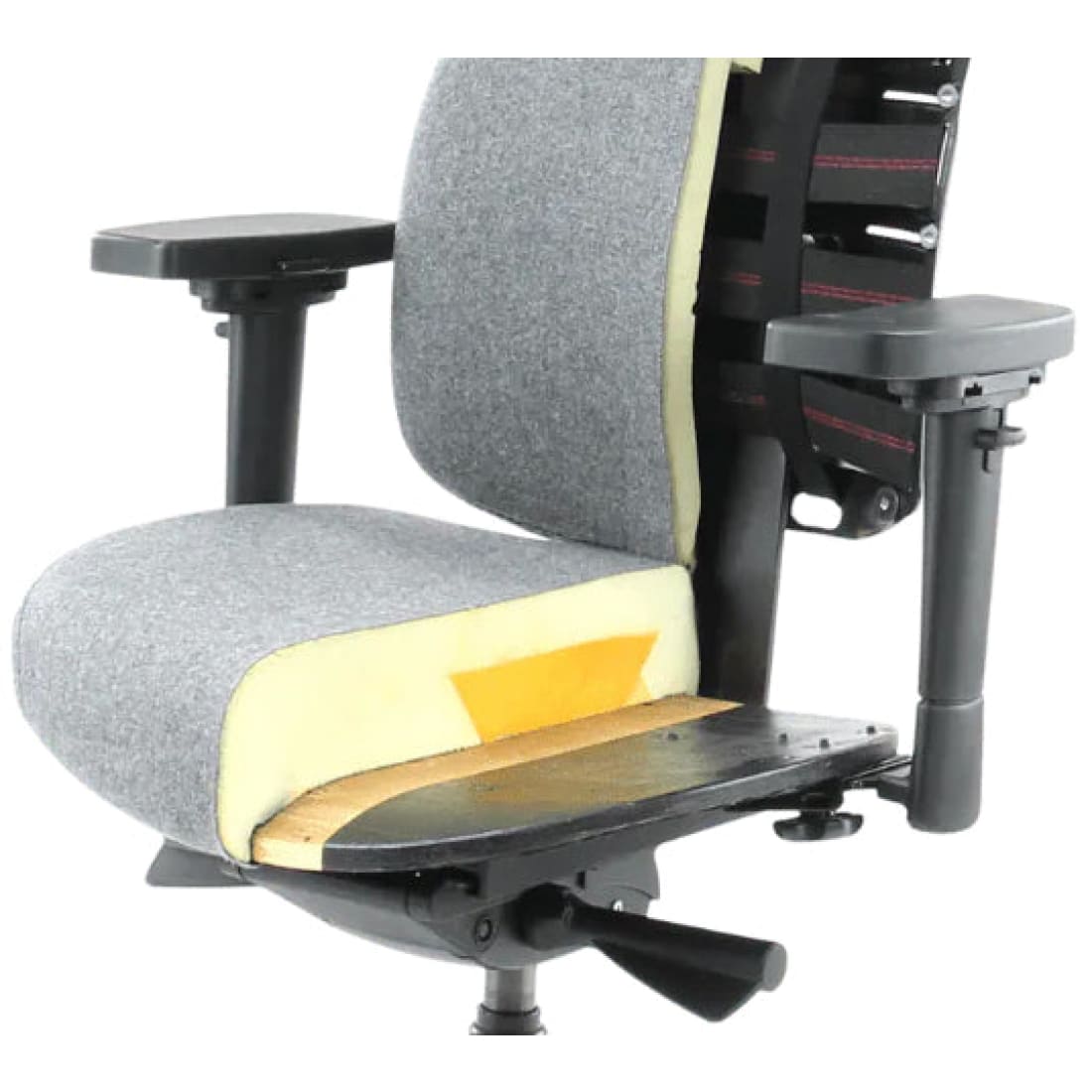 Sit And Move Therapod X Compact Lysegrå - Kontorstol Uldfilt Fenice