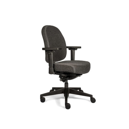 Sit And Move Therapod X Compact Mørkegrå - Kontorstol Uldfilt Fenice