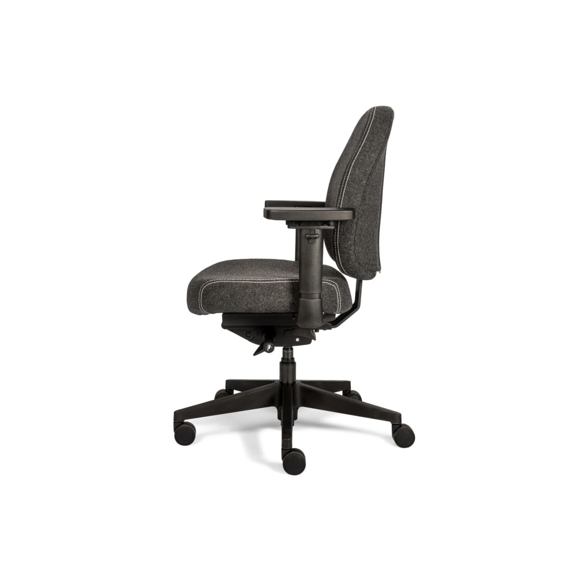 Sit And Move Therapod X Compact Mørkegrå - Kontorstol Uldfilt Fenice
