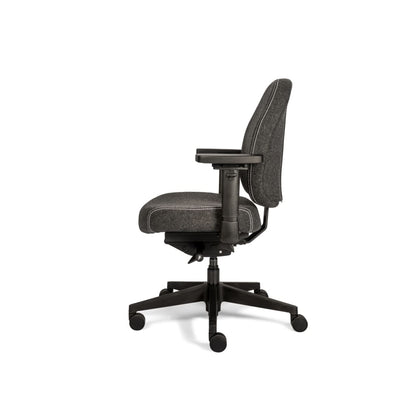 Sit And Move Therapod X Compact Mørkegrå - Kontorstol Uldfilt Fenice