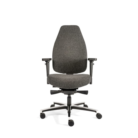 Sit And Move Therapod X Standard Mellemgrå - Kontorstol Uldfilt Fenice