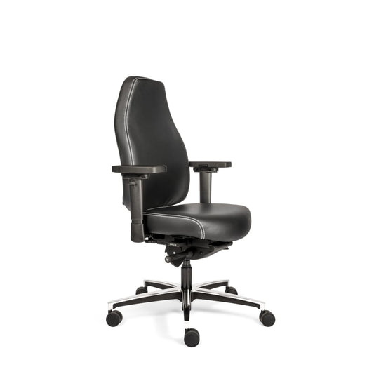 Sit And Move Therapod X Standard - Kontorstol Sort Læder