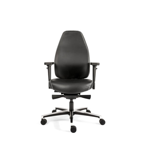 Sit And Move Therapod X Standard - Kontorstol Sort Læder