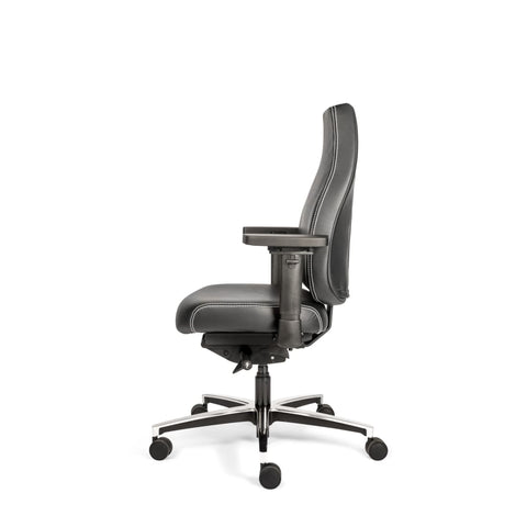 Sit And Move Therapod X Standard - Kontorstol Sort Læder