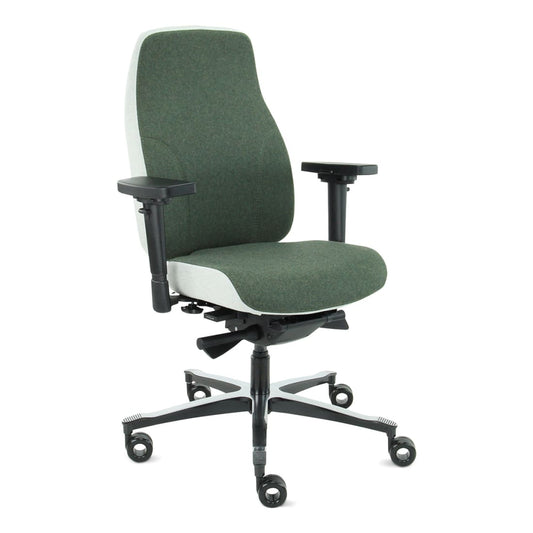 Sit And Move Therapod X2 Oliven - Kontorstol Facet Uld Oliven/Askgrå
