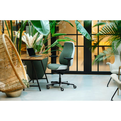 Sit And Move Therapod X2 Oliven - Kontorstol Facet Uld Oliven/Askgrå