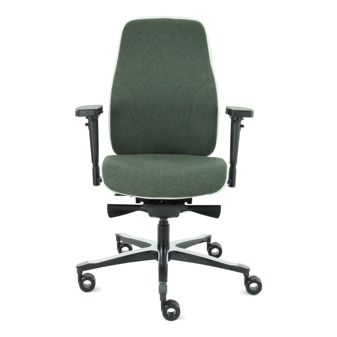 Sit And Move Therapod X2 Oliven - Kontorstol Facet Uld Oliven/Askgrå