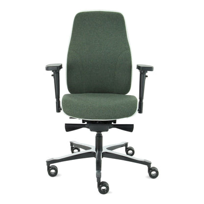Sit And Move Therapod X2 Oliven - Kontorstol Facet Uld Oliven/Askgrå