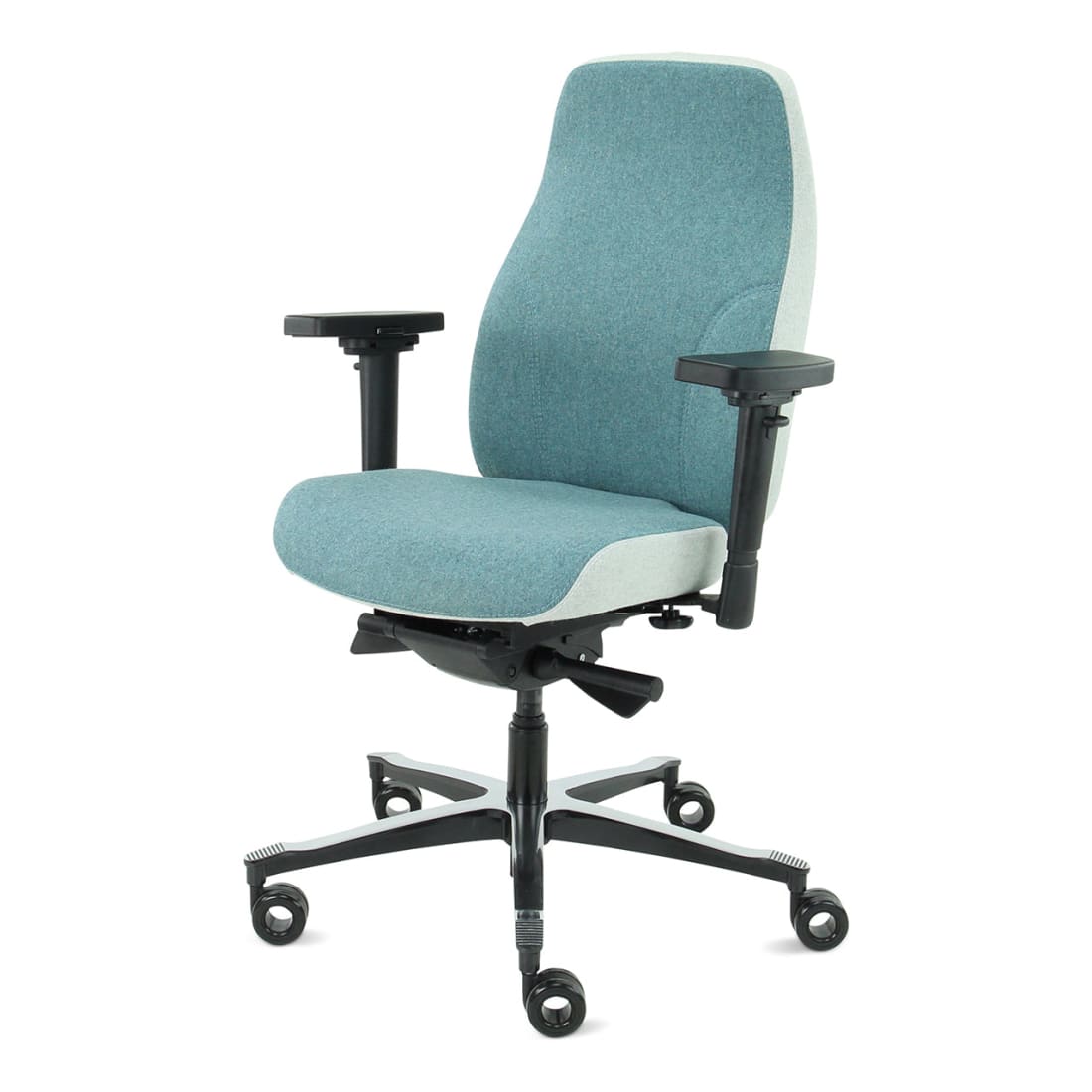 Sit And Move Therapod X2 Azure - Kontorstol Facetuld Azure/Aske Grå