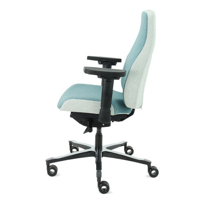 Sit And Move Therapod X2 Azure - Kontorstol Facetuld Azure/Aske Grå