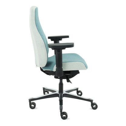 Sit And Move Therapod X2 Azure - Kontorstol Facetuld Azure/Aske Grå
