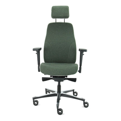 Sit And Move Therapod X2 HR Hovedstøtte Oliven - Kontorstol Facet Uld Oliven/Askgrå
