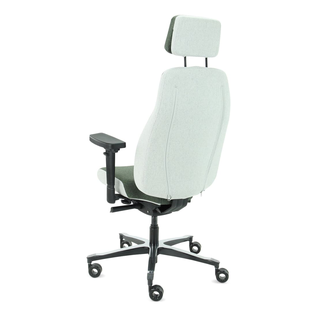 Sit And Move Therapod X2 HR Hovedstøtte Oliven - Kontorstol Facet Uld Oliven/Askgrå