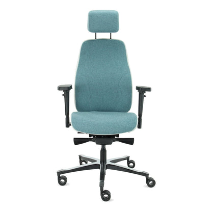 Sit And Move Therapod X2 HR Hovedstøtte Azur - Kontorstol Facet Uld Azur/Askgrå