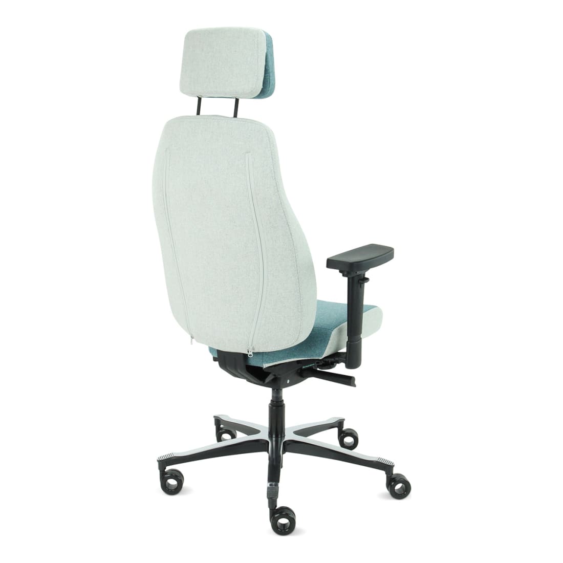 Sit And Move Therapod X2 HR Hovedstøtte Azur - Kontorstol Facet Uld Azur/Askgrå
