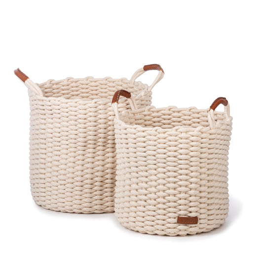 Kidsdepot Korbo L baskets - white