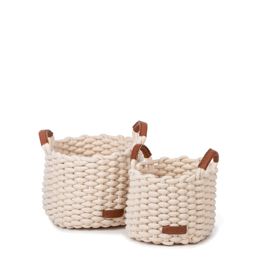 Kidsdepot Korbo M baskets - white