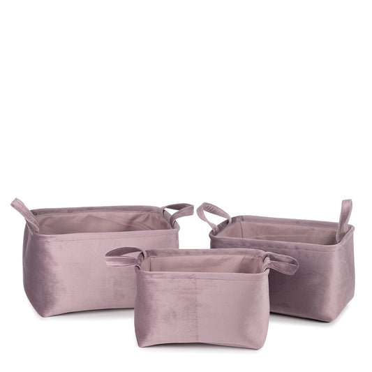 Billie, lavender basket set of 3