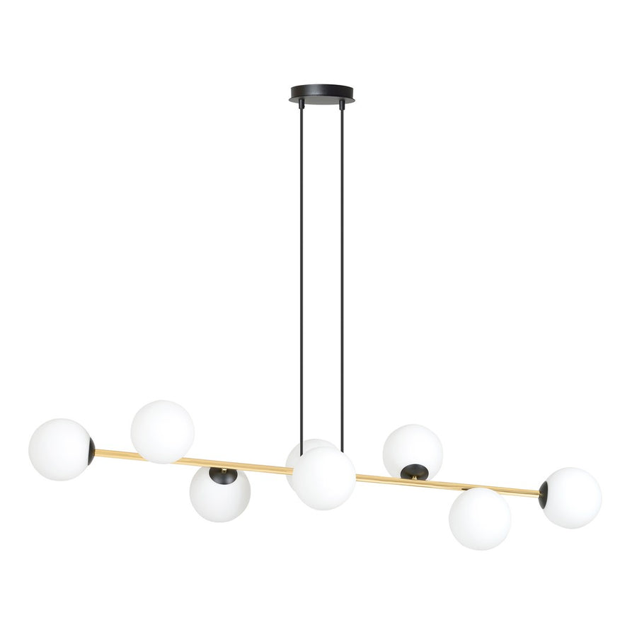 Gravity 8 pendellampe sort/opal