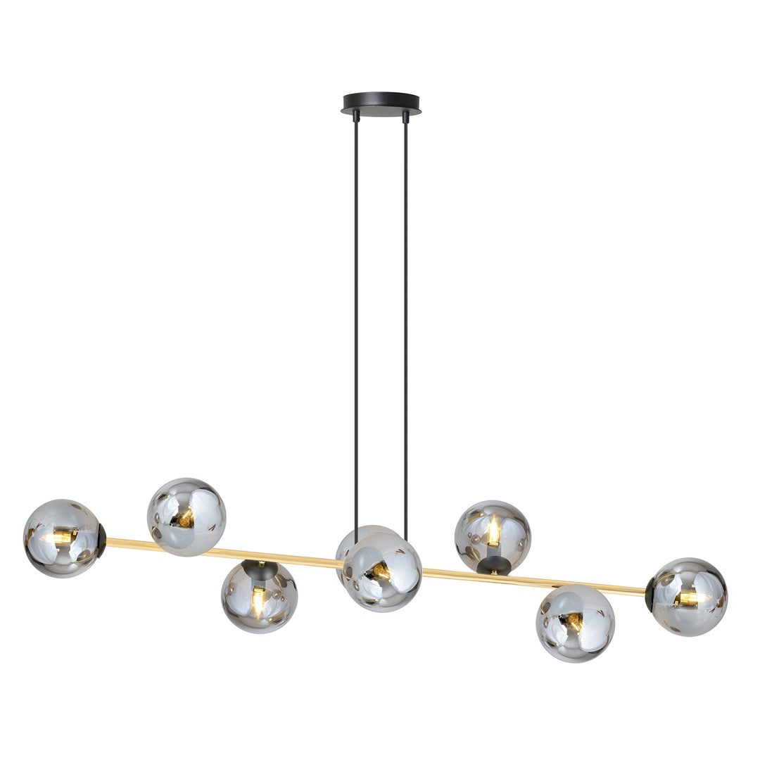 Gravity 8 loftlampe sort/grafit