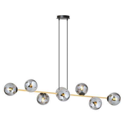 Gravity 8 loftlampe sort/grafit
