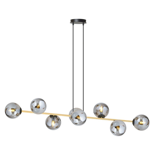 Gravity 8 loftlampe sort/grafit