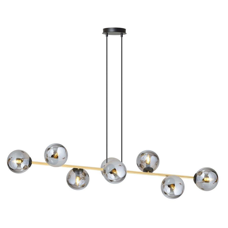 Gravity 8 loftlampe sort/grafit