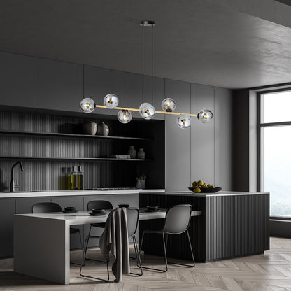 Gravity 8 loftlampe sort/grafit