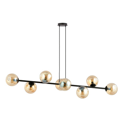 Rossi 8 pendellampe sort/rav
