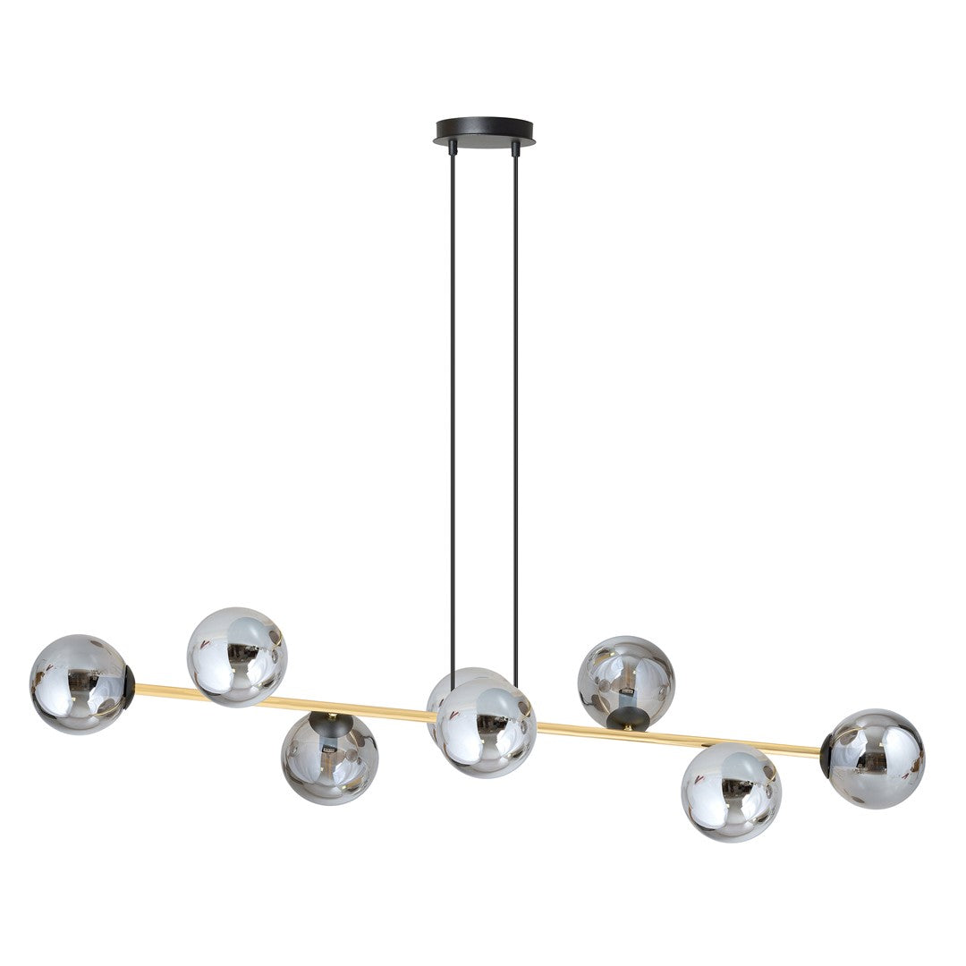 Gravity 8 loftlampe sort/grafit