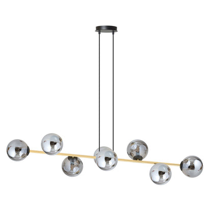 Gravity 8 loftlampe sort/grafit
