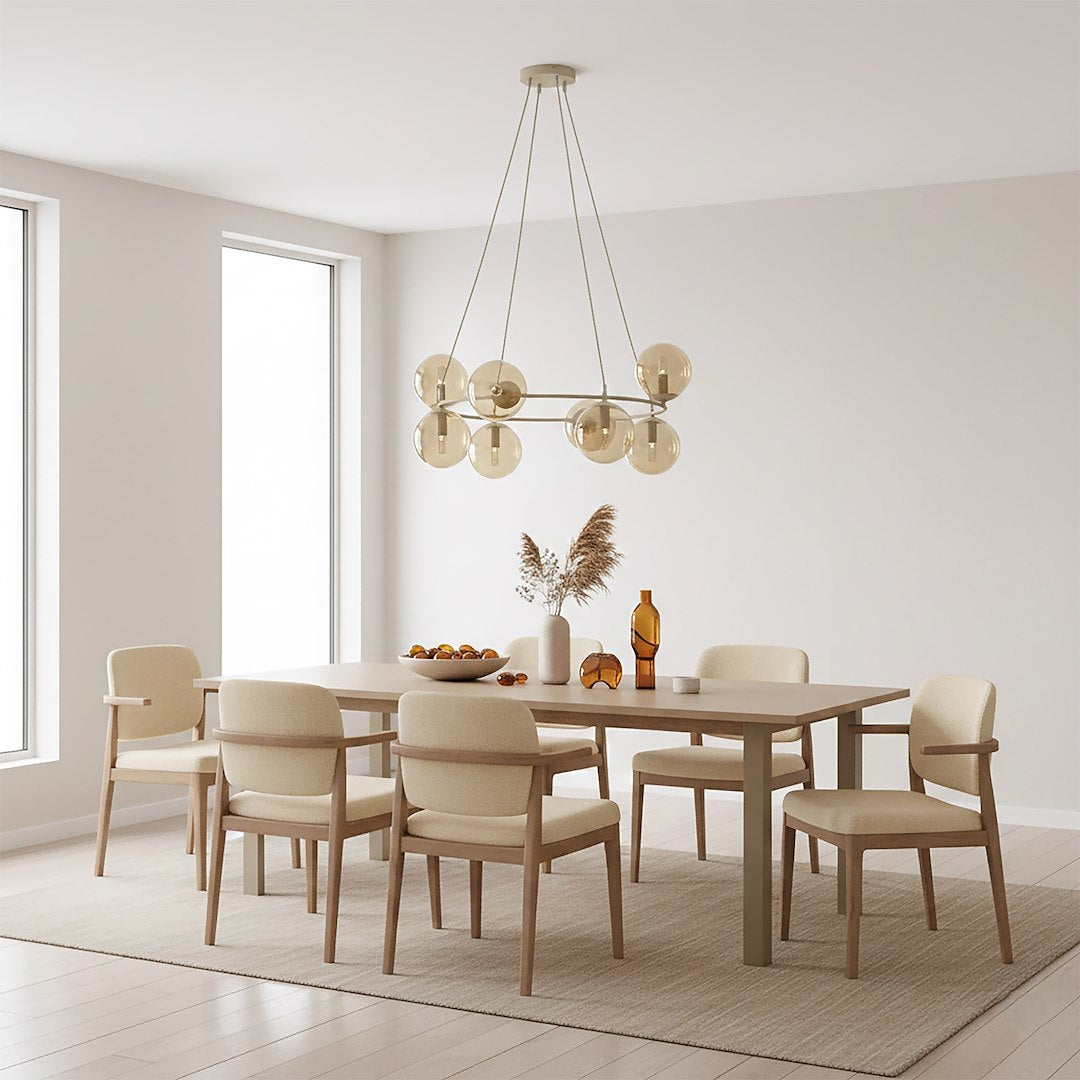 Azura 9 pendellampe mokka/rav