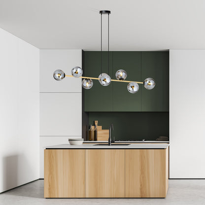 Gravity 8 loftlampe sort/grafit
