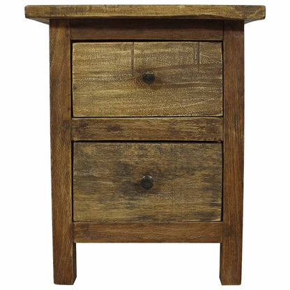 Natbord 40X30X51 Cm Massivt Mahognitræ