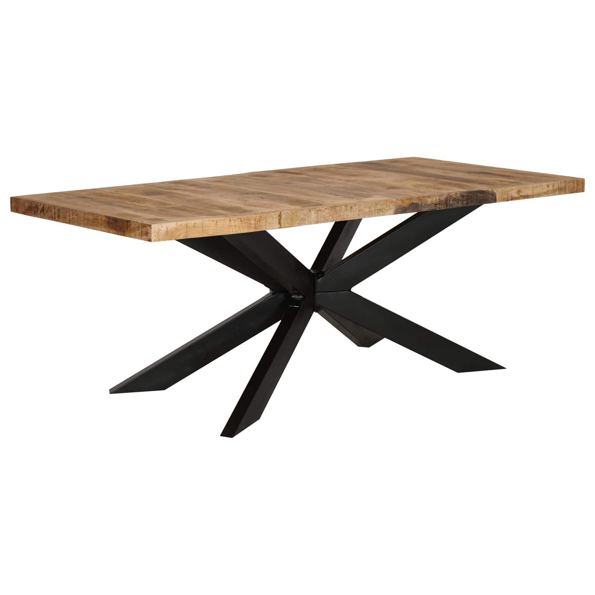 Spisebord 180 X 90 X 76 Cm Massivt Ru Mangotræ