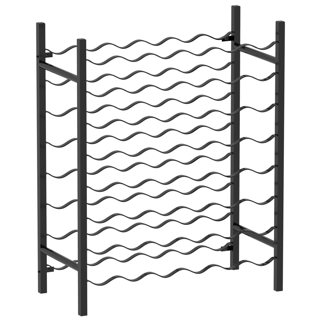 Vinreol Til 48 Flasker Metal