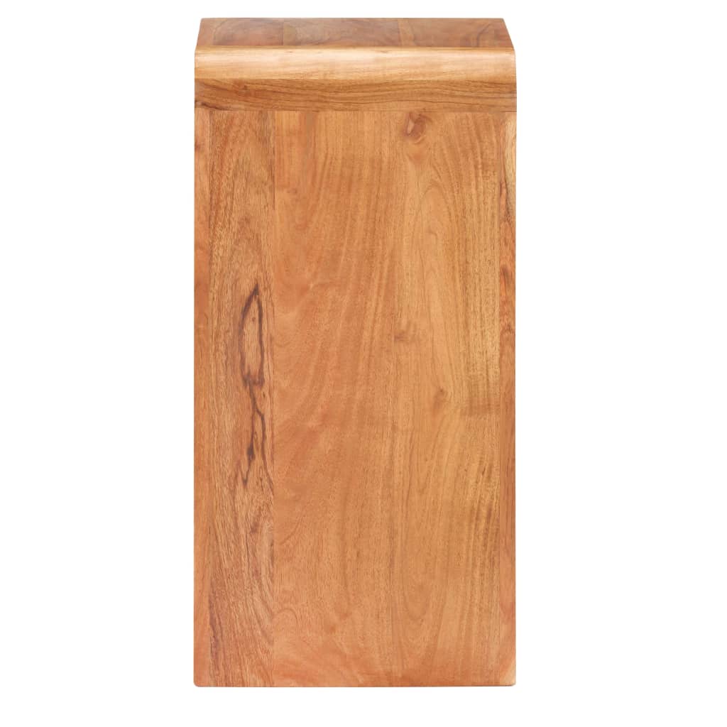 Natbord 40X30X60 Cm Massivt Akacietræ Med Honningfinish