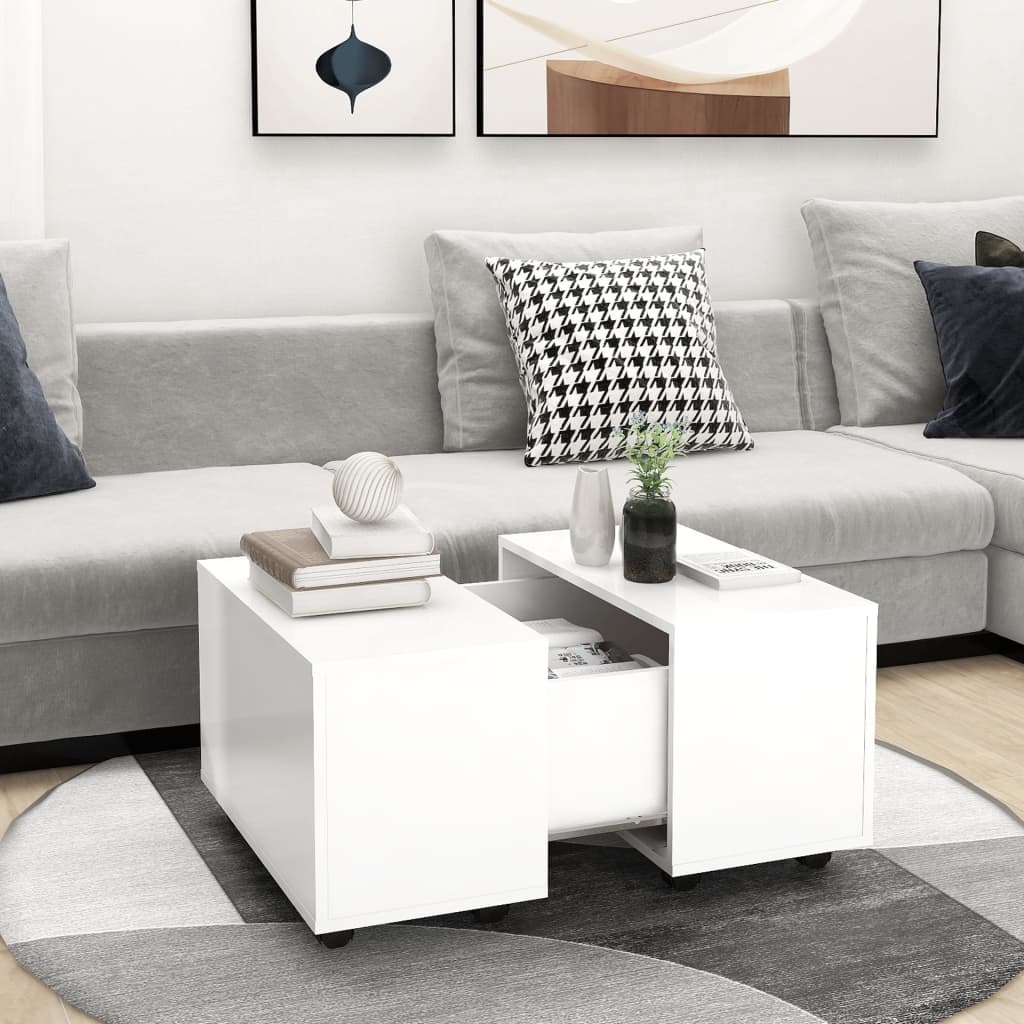 Sofabord 60X60X38 Cm Konstrueret Træ Kunsteg