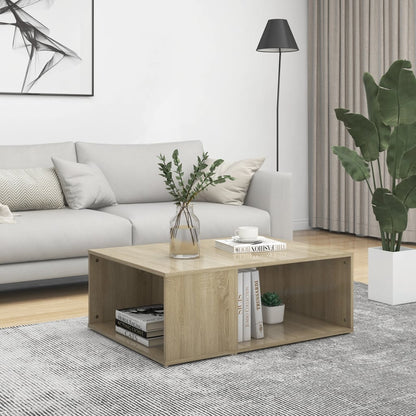 Sofabord 90X67X33 Cm Konstrueret Træ Antikt Træ