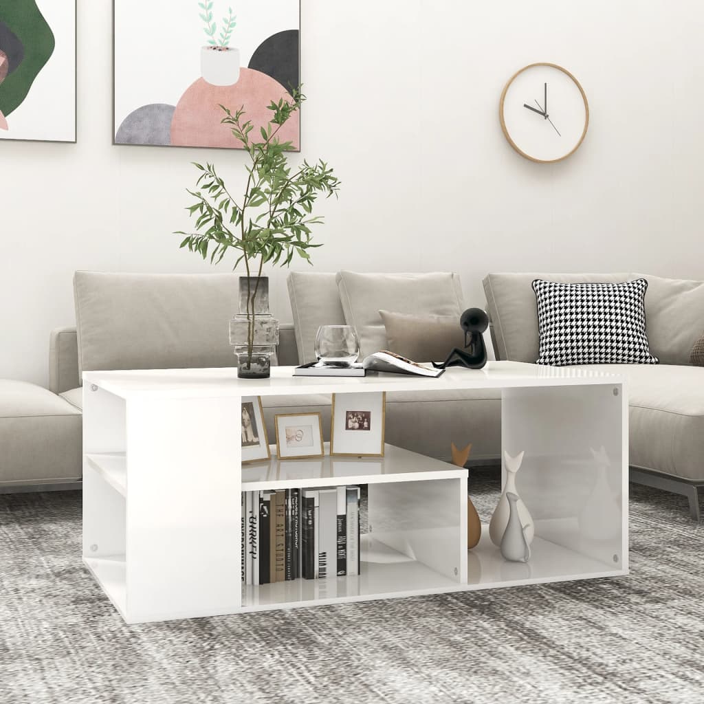 Sofabord 100X50X40 Cm Konstrueret Træ Egetræsfarve
