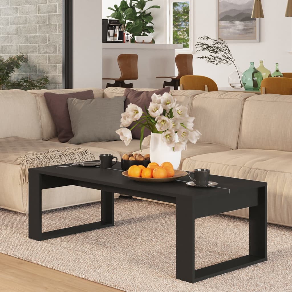 Sofabord 100X100X35 Cm Konstrueret Træ Kunsteg